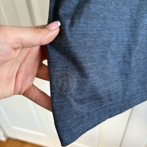 Travis Mathew Havasu 2.0 Quarter Zip Vintage Indigo Blue Black L Golf Eco Light - Picture 2 of 12